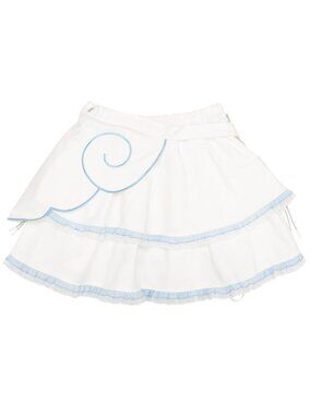 NEW ACDC RAG Capsule Bunny Heart Hack White/Pastel Blue Skirt